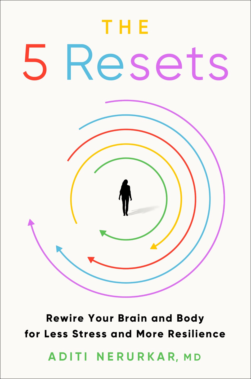 The 5 Resets: Rewire Your Brain and Body for Less Stress and More Resilience - Nerurkar, Aditi (Hardcover)-Self-Help-9780063289215-BookBizCanada